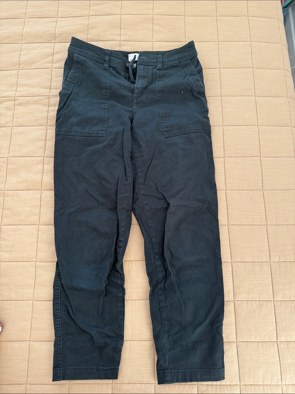 a new day Black Ankle Cropped Utility Pants